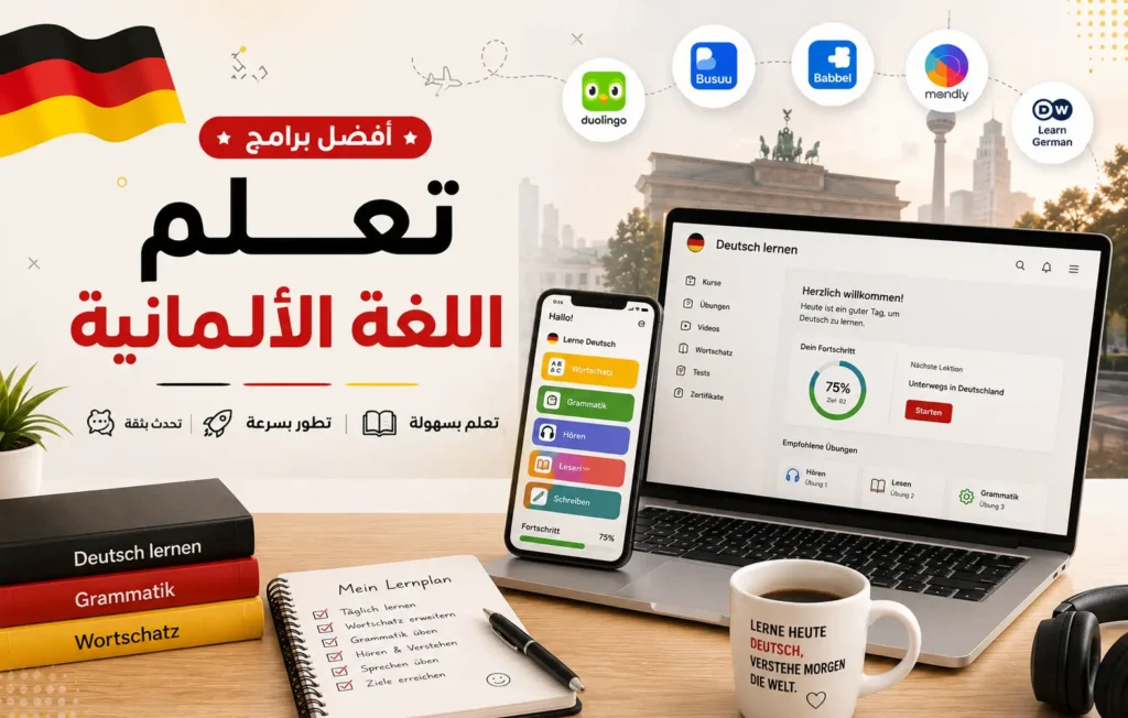أفضل-برامج-تعلم-اللغة-الألمانية